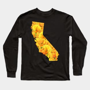 California in Flowers Long Sleeve T-Shirt